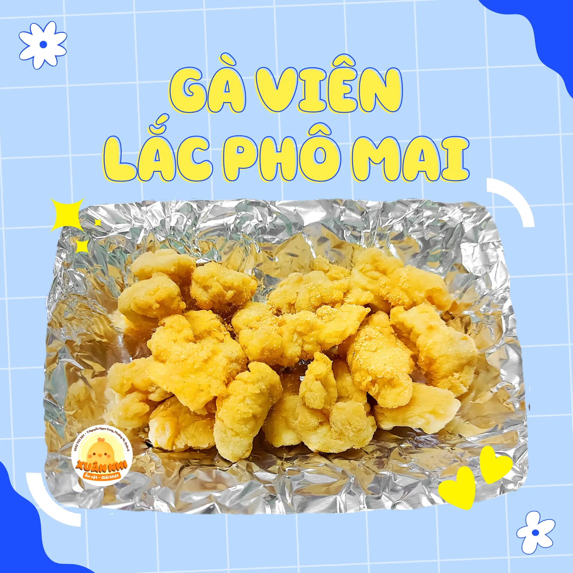 Hình ảnh Gà viên lắc phô mai