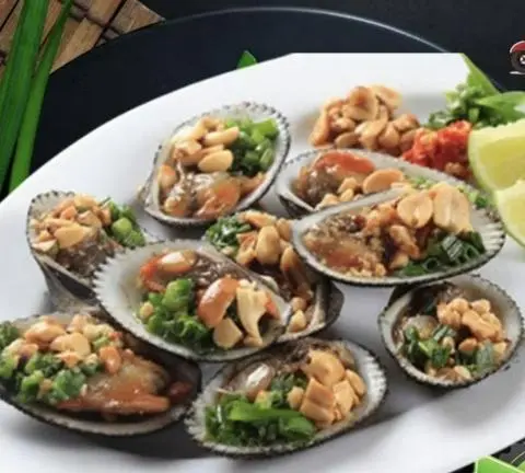 Hình ảnh Sò lông nướng mỡ hành 