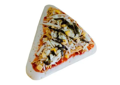 Hình ảnh Pizza tam giác - Gà nấm rong biển