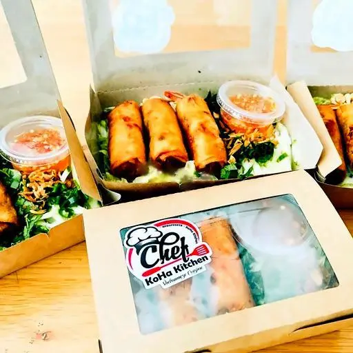 Hình ảnh Combo: 4 Bún Chả Giò Tôm Thịt