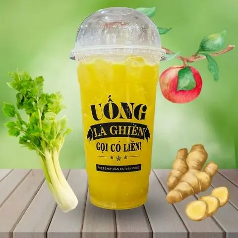 Hình ảnh Nước ép Táo+ Cần tây+ Gừng