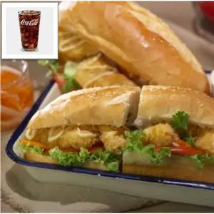 Hình ảnh Bánh mì gà ngon - 1 trứng