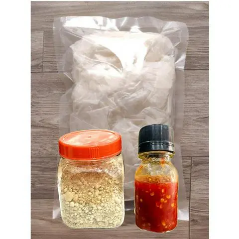 Hình ảnh Set Chấm: Phơi Sương (500gr) + Ớt Rim Cay + Muối Nhuyễn (100gr)