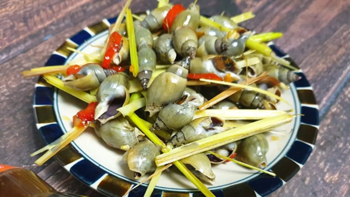 Hình ảnh ỐC CÀ NA LUỘC XÃ 