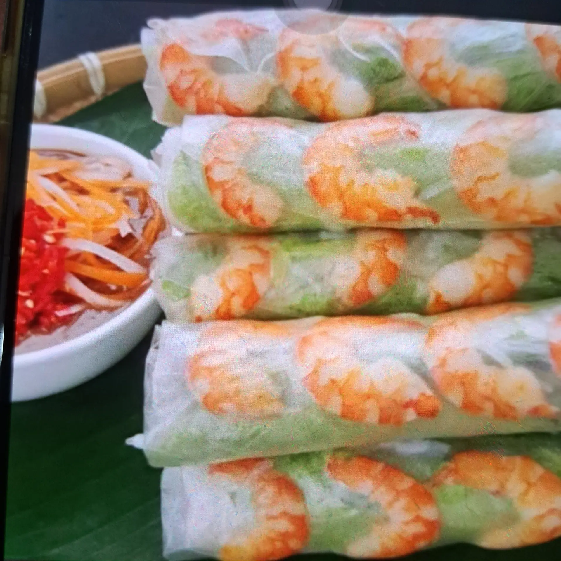 Hình ảnh combo 10 gỏi cuốn tôm 