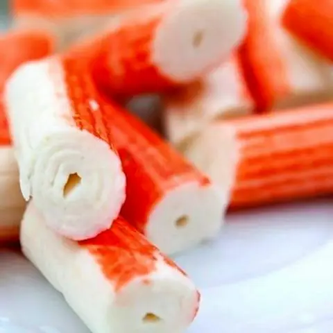 Hình ảnh Thanh Cua ko bán lẻ, thêm vào món mỳ, nui, cơm