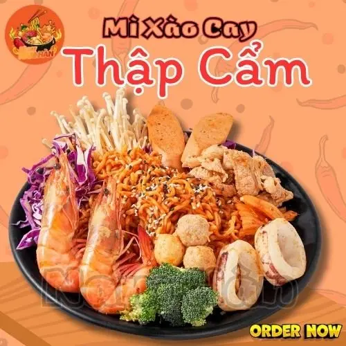 Hình ảnh Mì xào kim chi thập cẩm Tương Hàn