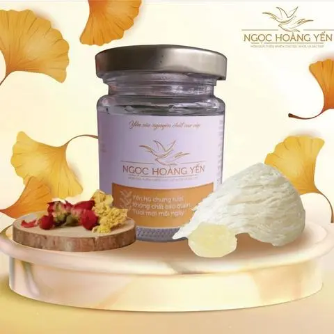 Hình ảnh Yến chưng hồng cúc hoa 100ml