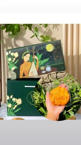 Hình ảnh set bánh trung thu 2 bánh 