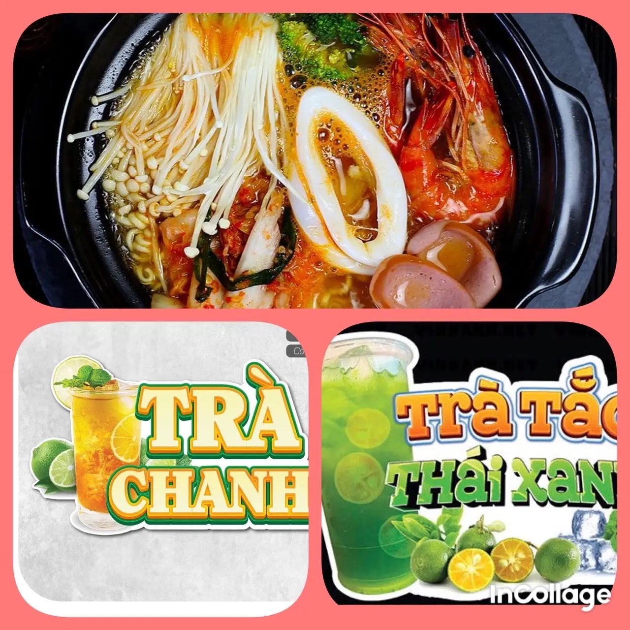 Hình ảnh 1 Mì thập cẩm - 1 ly trà tắc Thái hoặc 1 ly trà chanh