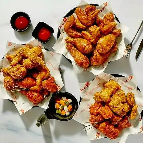 Hình ảnh Crunch Out Loud Combo - 24pcs Bites, 16pcs Wings, 8 Drumsticks - 24 miếng gà không xương, 16 cánh, 8 đùi gà