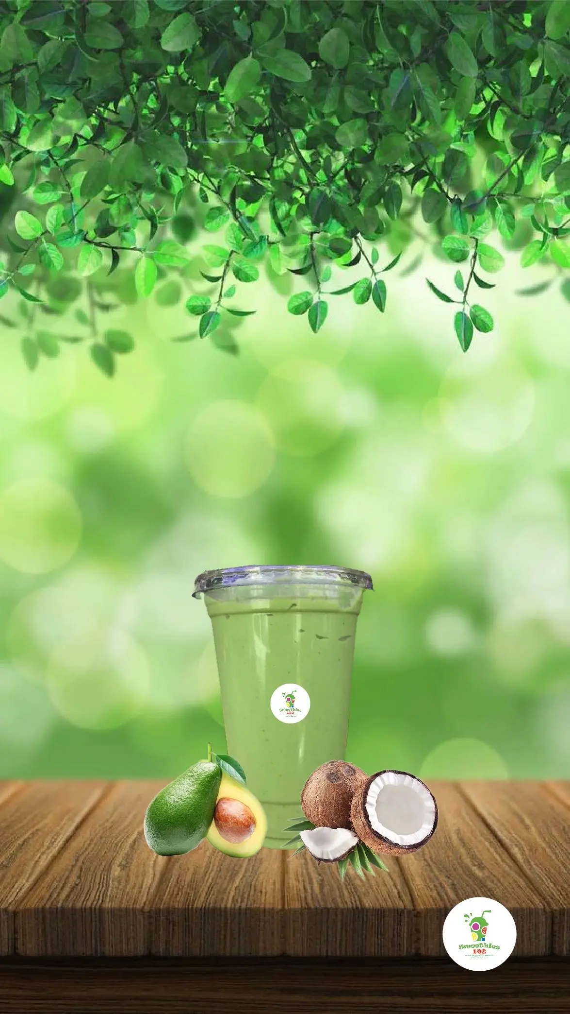 Hình ảnh Sinh tố bơ dừa