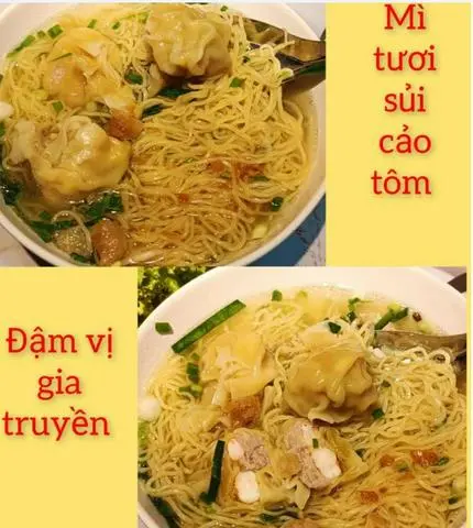 Hình ảnh Mì tươi sủi cảo tôm thịt