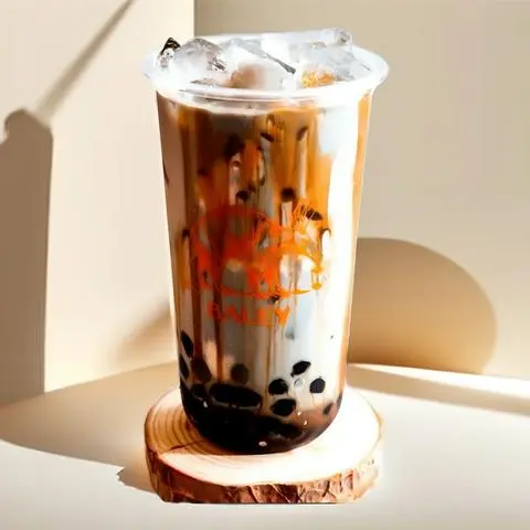 Hình ảnh Sữa Tươi Than Tre Trân Châu Đường Đen 
