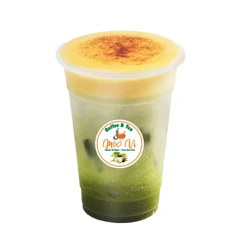 Hình ảnh Sữa Thái trứng nướng xanh