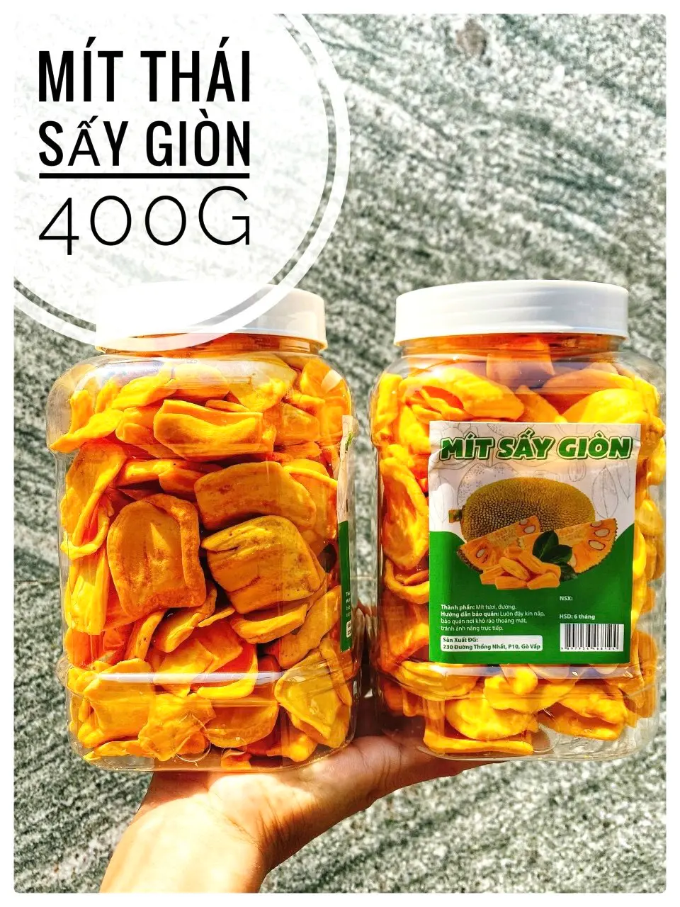 Hình ảnh Mít Thái Sấy Giòn 360gr