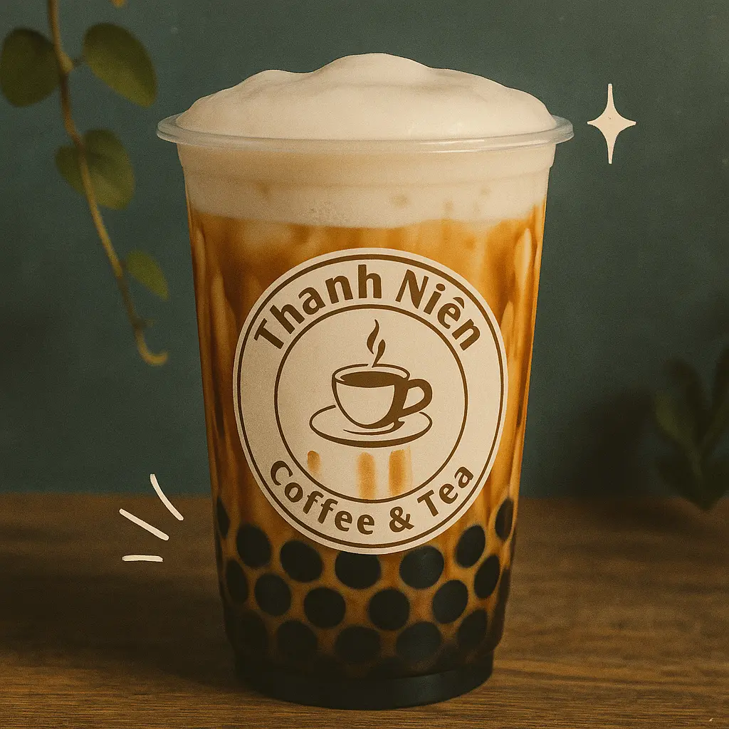 Hình ảnh Sữa tươi trân châu đường đen