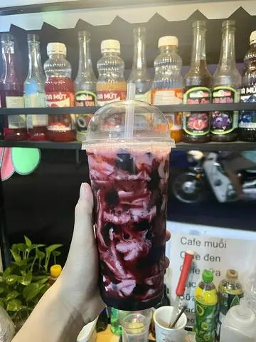 Hình ảnh Sữa chua việt quất
