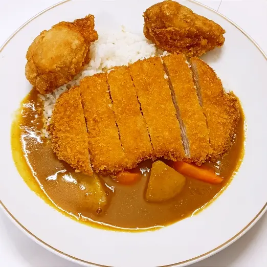 Hình ảnh Cơm cà ri tonkatsu karaage