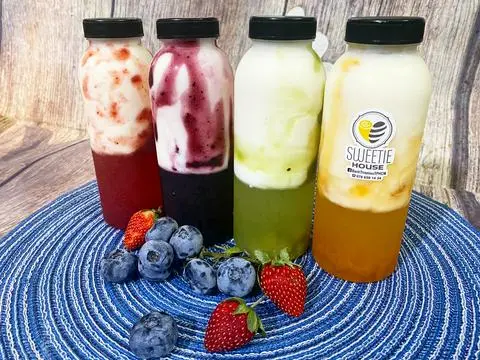 Hình ảnh Combo 4 chai Sữa Chua Thạch Trái Cây Dẽo (330ml - tiết kiệm 10k))