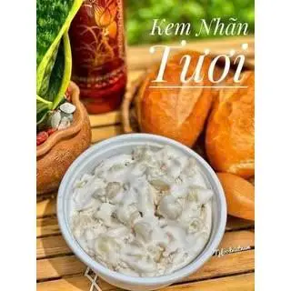 Hình ảnh Kem nhãn tươi hộp 500gr