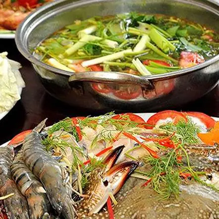 Hình ảnh lẩu hải sản 