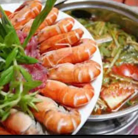 Hình ảnh lẩu tôm 