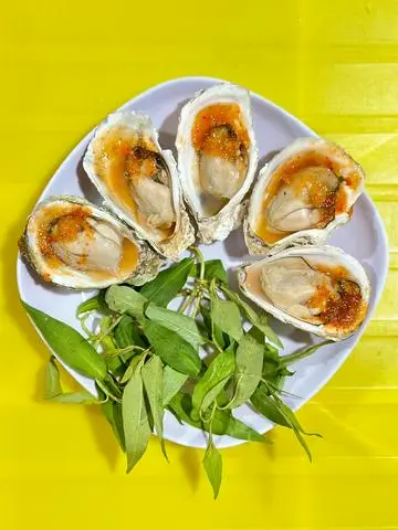 Hình ảnh Hàu nướng satế