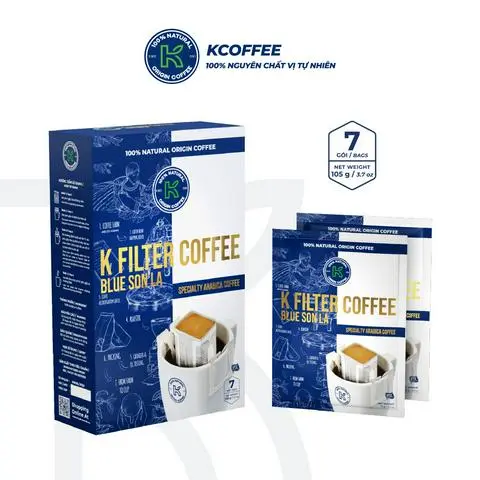 Hình ảnh Cà phê K Filter Blue Son La  (7 gói x 15g)