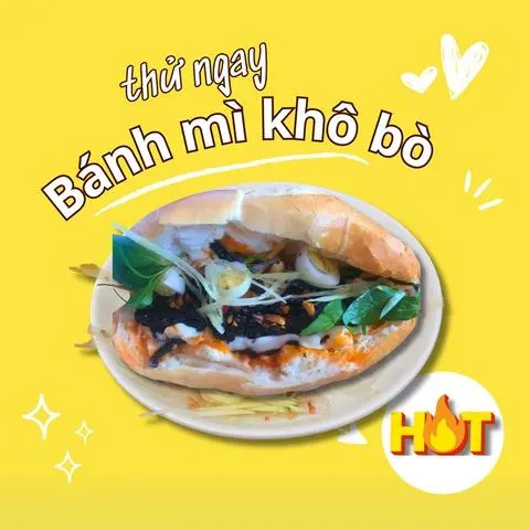 Hình ảnh BÁNH MÌ KHÔ BÒ ĐEN SIÊU NGON