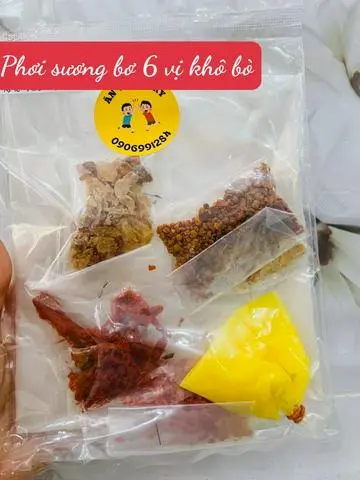 Hình ảnh BT PHƠI SƯƠNG BƠ 6 VỊ KHÔ BÒ