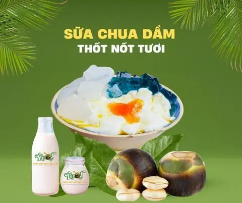 Hình ảnh Sữa Chua Dầm Thốt Nốt Tươi - Size L