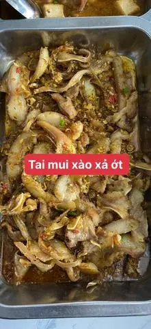 Hình ảnh tai mũi xào xả ớt 