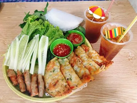 Hình ảnh Combo 2 người ăn - bánh xèo ram chả 