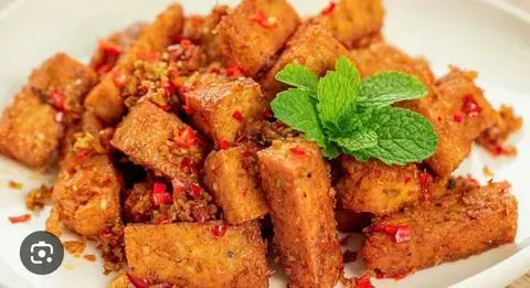Hình ảnh Cơm đậu hũ Singapore - mặn