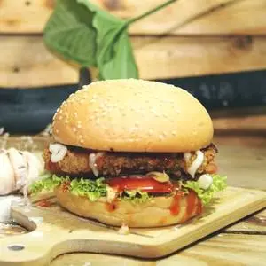 Hình ảnh Hamburger bò - trứng