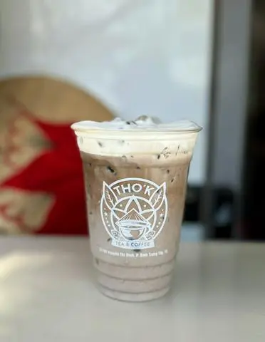 Hình ảnh Houjicha Latte Caramel Muối 600ML