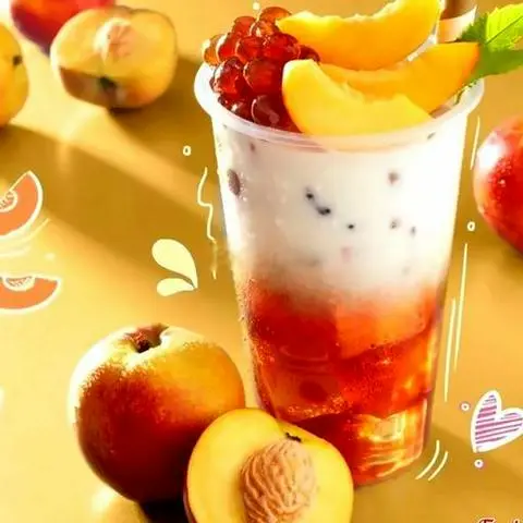 Hình ảnh Trà sữa đào