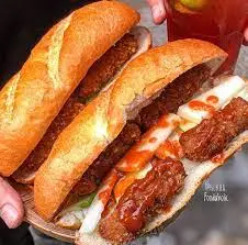 Hình ảnh Bánh Mì Nem Lụi Nướng