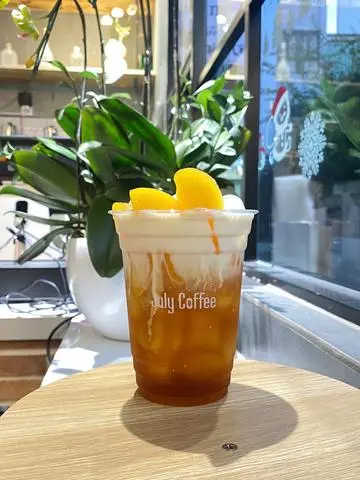 Hình ảnh Trà đào sữa