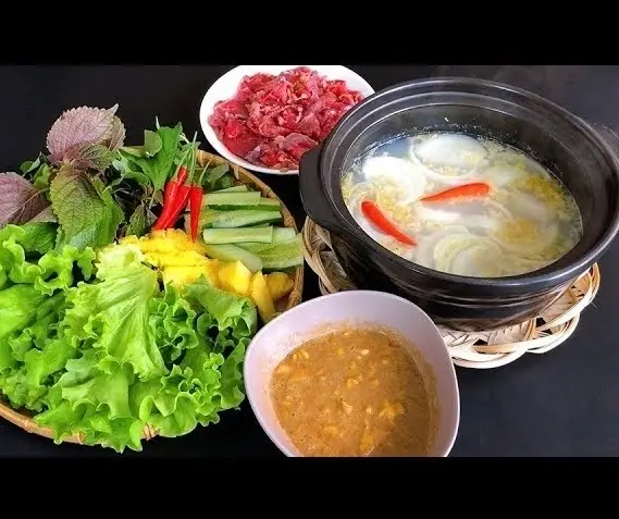 Hình ảnh Bò Nhúng Giấm