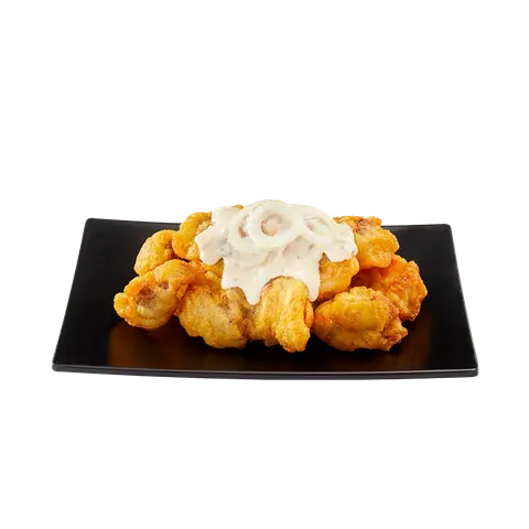Hình ảnh Mề gà sốt creamy onion nhỏ