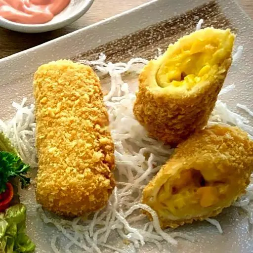 Hình ảnh Chả giò trái cây chay - vegan fruit spring rolls 
