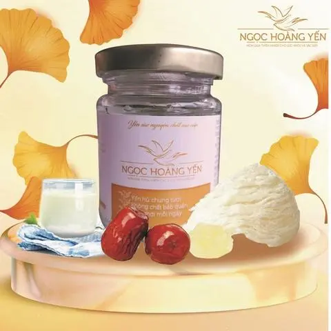 Hình ảnh Yến chưng sữa tươi táo đỏ 100ml