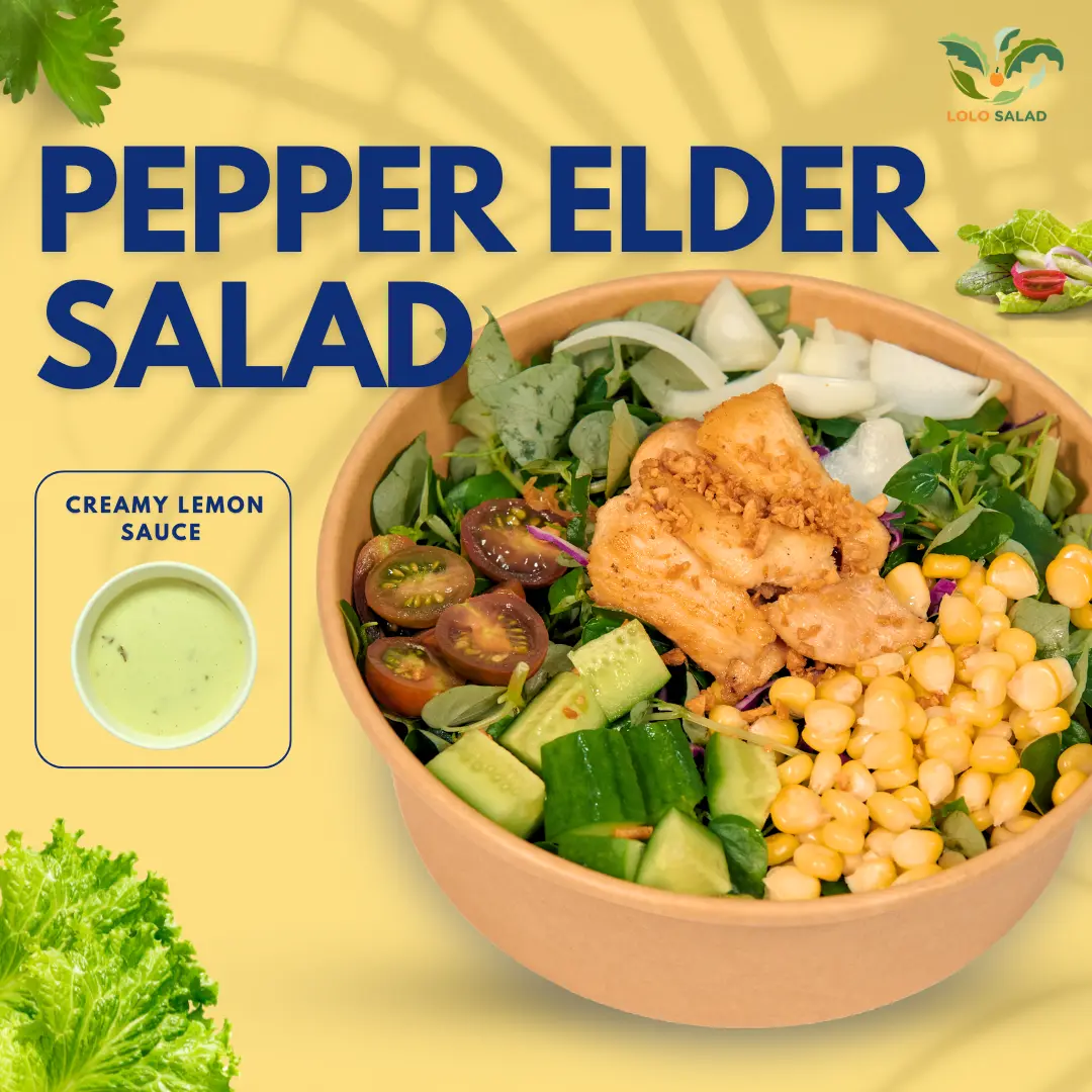 Hình ảnh Elder pepper salad (salad rau càng cua)