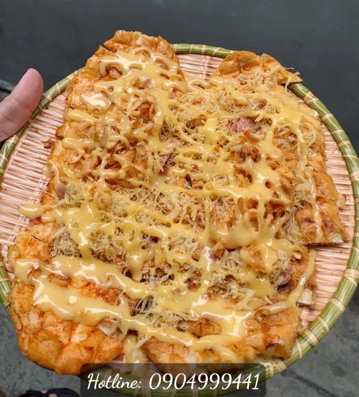 Hình ảnh Bánh mì nướng sốt kem bơ phô mai ( suất vừa - 2 bánh)