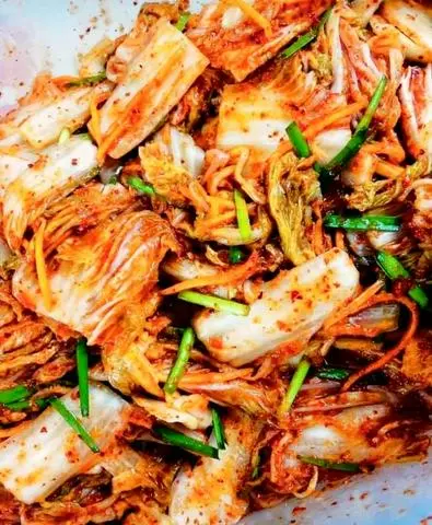 Hình ảnh KIM CHI CẢI THẢO   ĂN GÀ HOẶC MÌ
