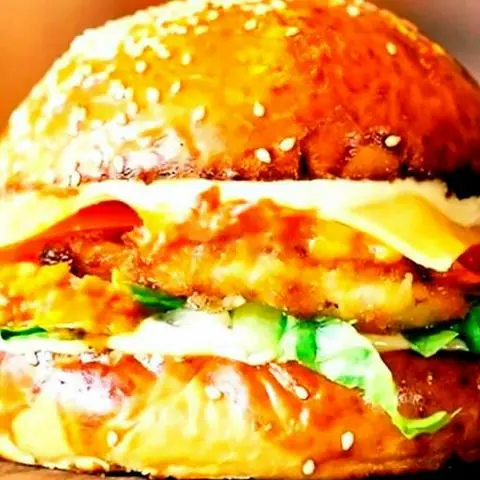 Hình ảnh Hamburger tôm