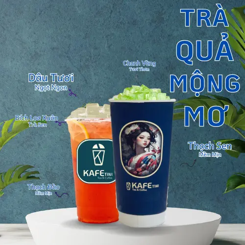 Hình ảnh Trà Hoa quả nhiệt đới (Quả Mộng mơ)