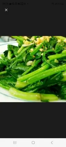 Hình ảnh Cải bó xôi xào tỏi